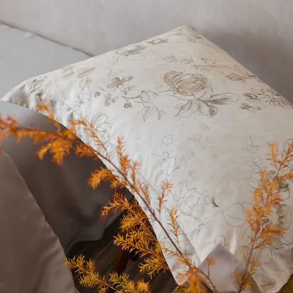 Luxurious Floral Style Breathable Summer Bedding
