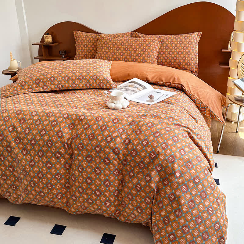 Cotton Gauze Elegant Comfy Bedding Set
