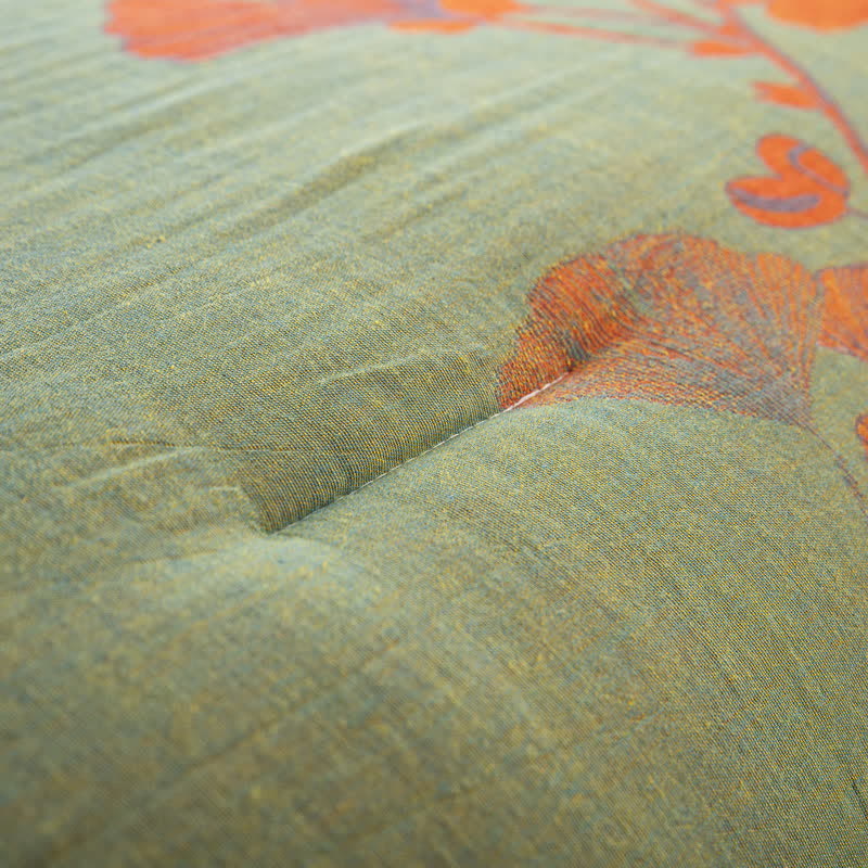 Rustic Ginkgo Leaf Cotton Gauze Bedding