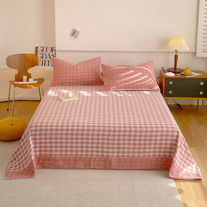 Breathable Cotton Gauze Modern Style Coverlet