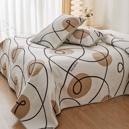 Abstract Geometric Pure Cotton Quilted Bedding