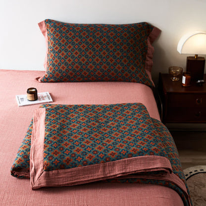 Cotton Gauze Jacquard Vintage Comfy Bedding