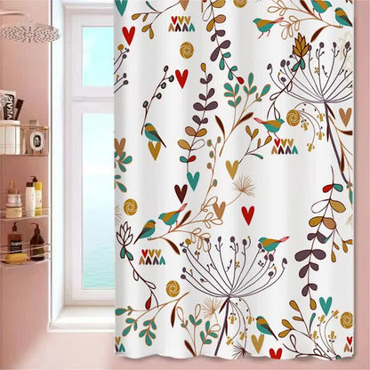 Pastoral Style Waterproof Shower Curtain
