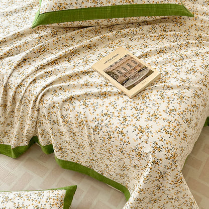 Pure Cotton Elegant Floral Breathable Coverlet