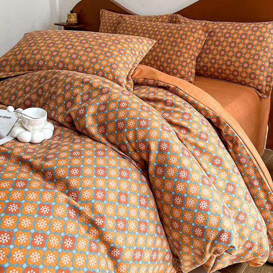 Cotton Gauze Elegant Comfy Bedding Set