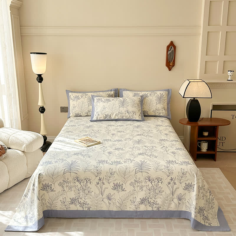 Pure Cotton Pastoral Style Luxurious Coverlet