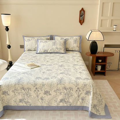 Pure Cotton Pastoral Style Luxurious Coverlet