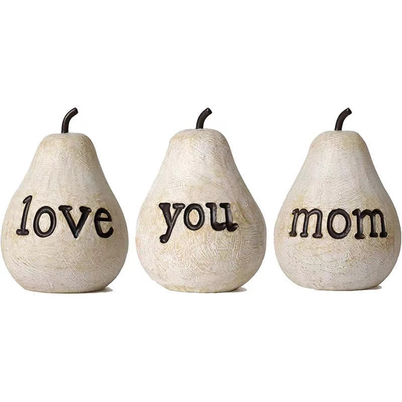 "LOVE YOU MOM" Resin Desktop Decoration