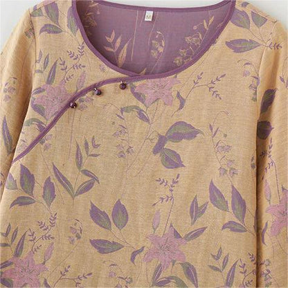 Cotton Gauze Floral Lily Pajama Set