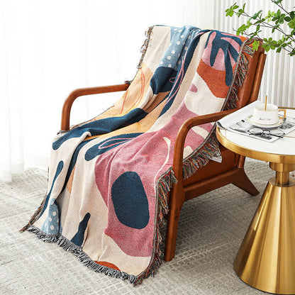 Natural Style Tassel Lightweight Soft Blanket Blankets Ownkoti 2