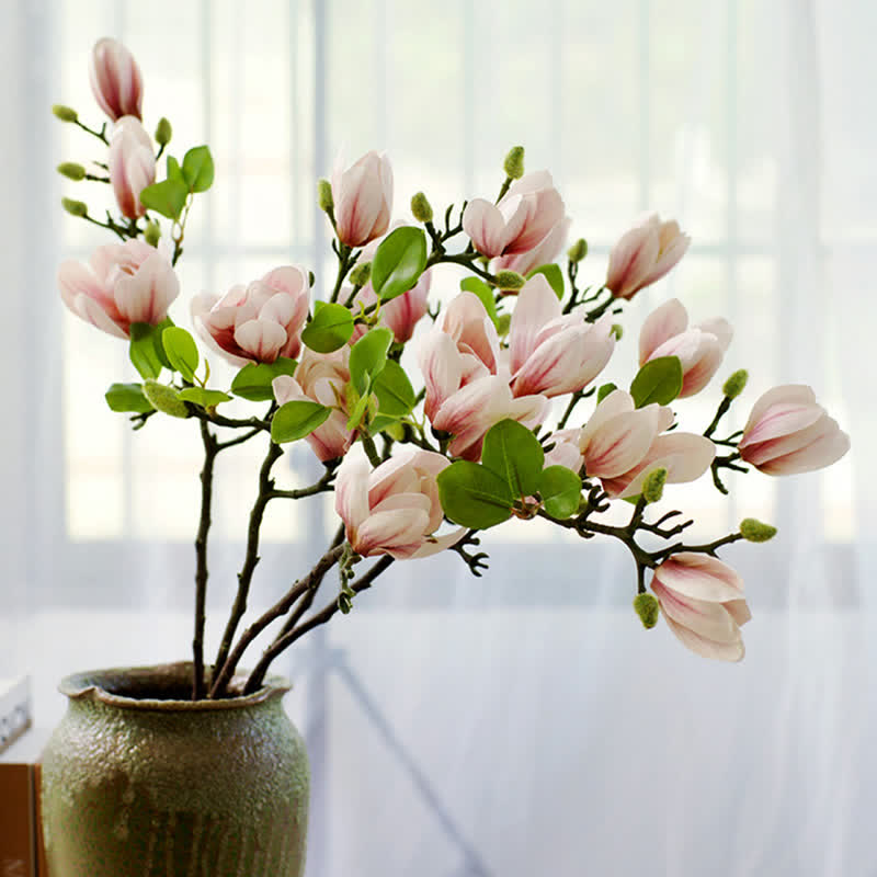 Faux Magnolia Flower In Bud