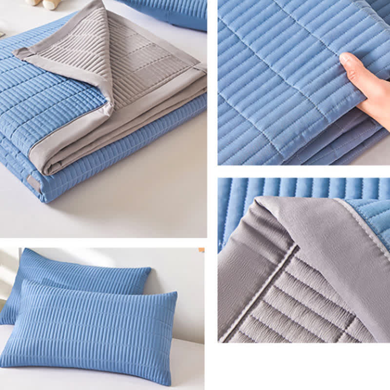 Solid Color Soft Reversible Coverlet Blanket Coverlets Ownkoti 4