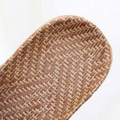 Modern Hollow-out Anti-slip Flax Slippers Slippers Ownkoti 15