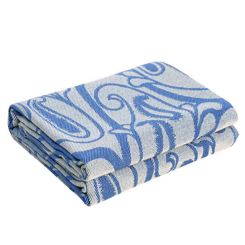 Cashew Jacquard Soft Comfy Throw Blanket