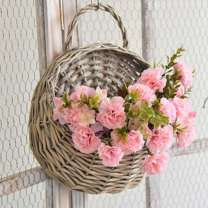 The Size of Handwoven Plant Basket with Handle (3PCS)