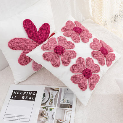 Valentine's Day Embroidered Pillow Cover
