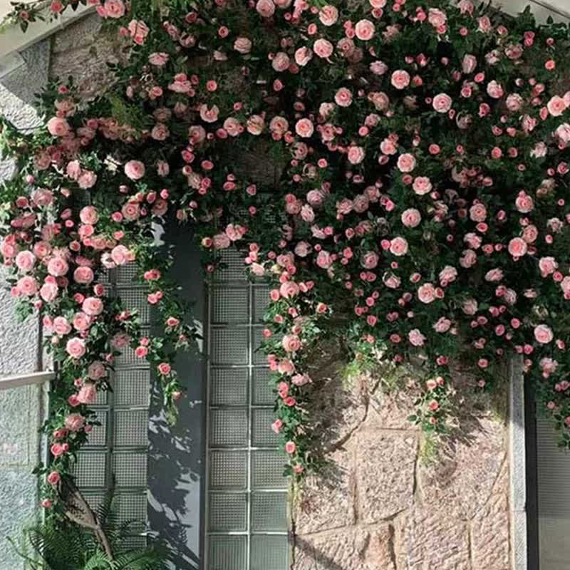 Artificial Rose Hanging Garden Wall Decor Decor Ownkoti 3