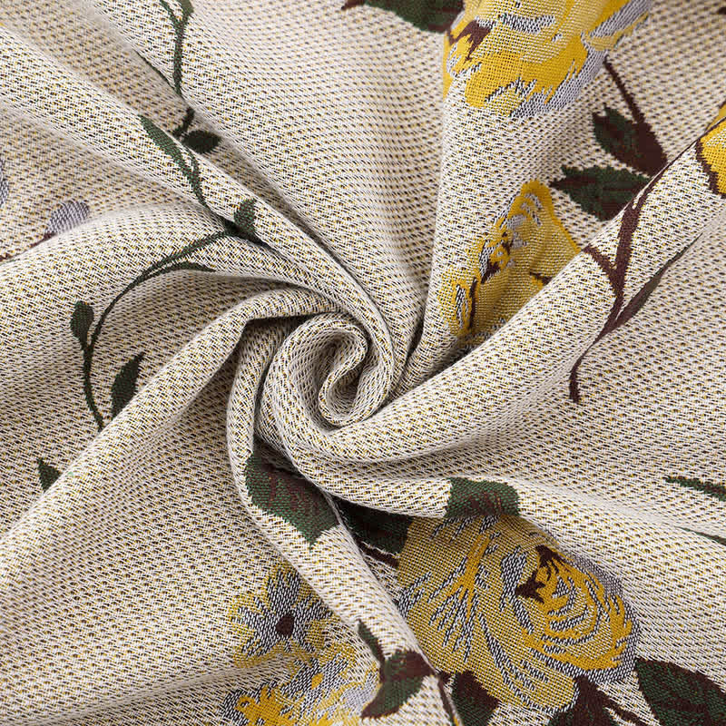 Cotton Gauze Floral Functional Blanket