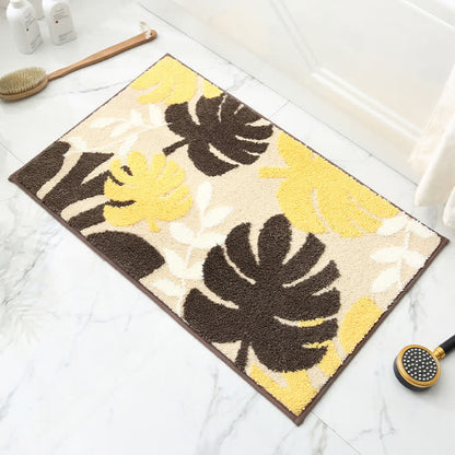 Ownkoti Palm Soft Non-Slip Entryway Rug