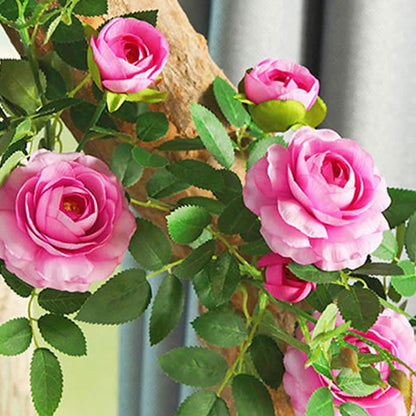 Artificial Rose Hanging Garden Wall Decor Decor Ownkoti 1