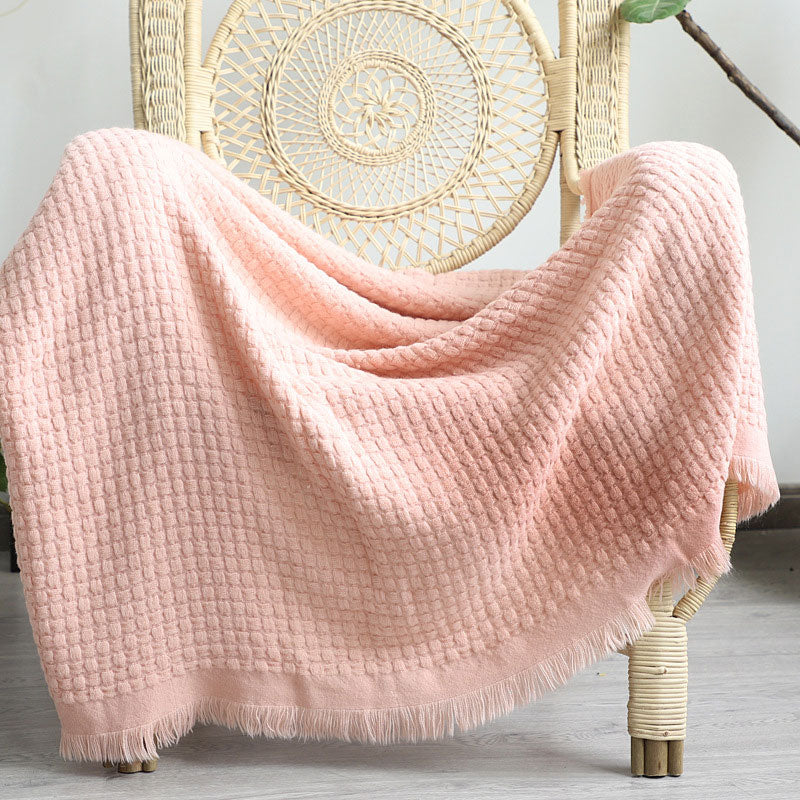 Home Decor Solid Color Comfy Blanket