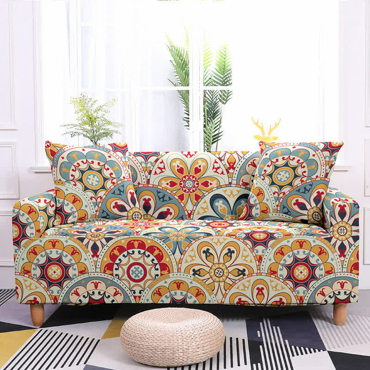 Bohemian style sofa cover ownkoti