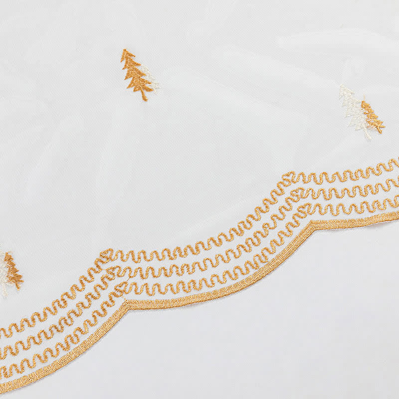 Christmas Tree Decorative Translucent Gauze Curtain