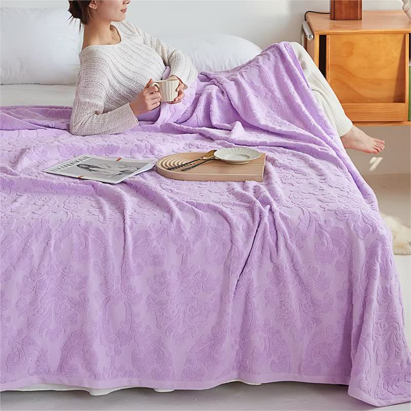 Solid Color Jacquard Cotton Towel Quilt