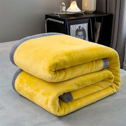 Simple Soft Fluffy Flannel Throw Blanket