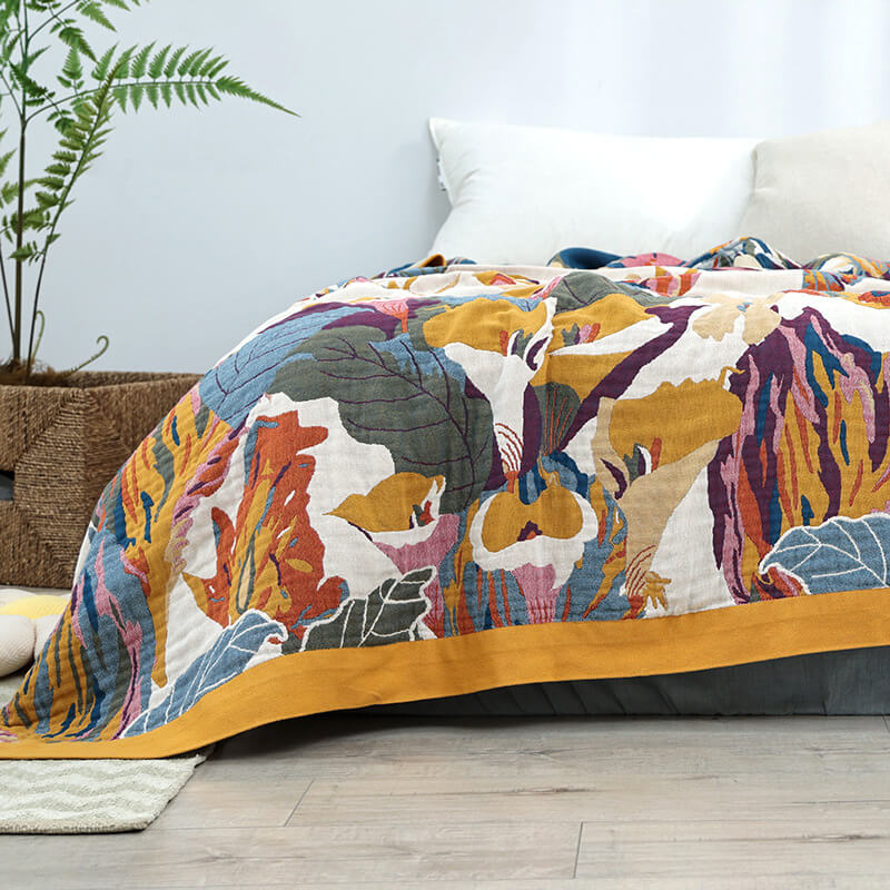 Butterfly authentic Quilted Cotton Throw