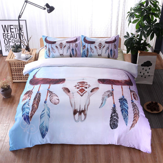 Tribe Style Duvet Cover with Pillowcase