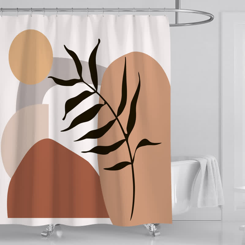 Modern Style Waterproof Shower Curtain