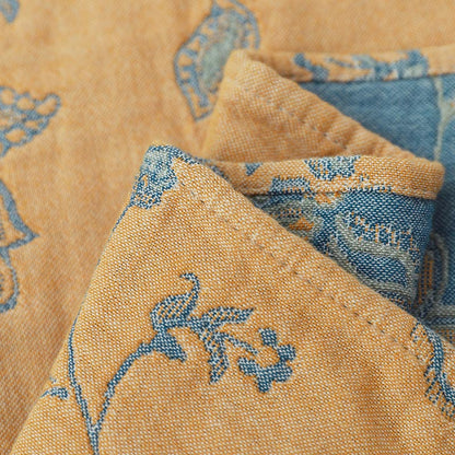 Boho Flower Cotton Double-Side Pillow Towel (2PCS) Pillowcases Ownkoti 4