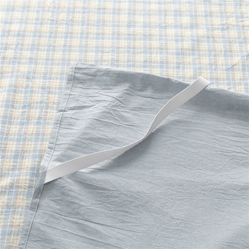 Grid Pattern Breathable Cotton Sleeping Bag Sleeping Bag Ownkoti 15