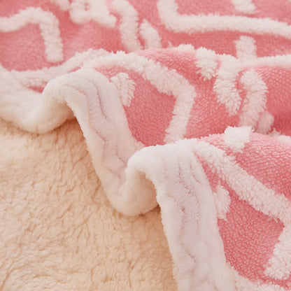 Modern Lamb Velvet Soft Throw Blanket