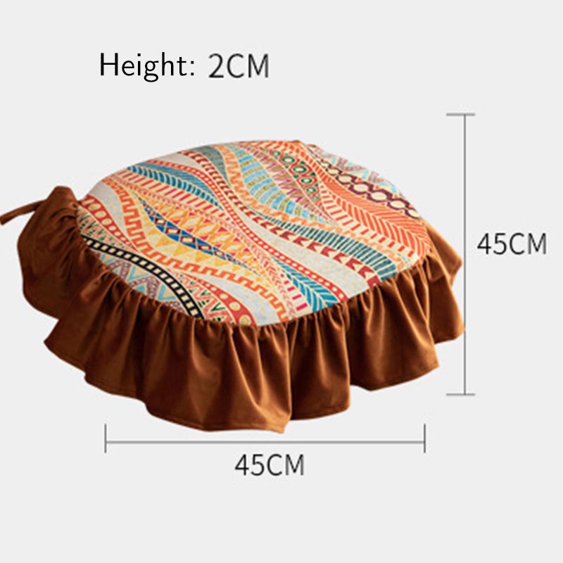 The Size of Morocco Style Chair Pad Floor Pillows