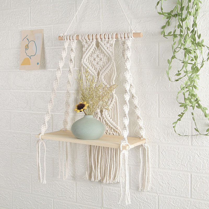 Hand Woven Cotton Tapestry Plant Holder