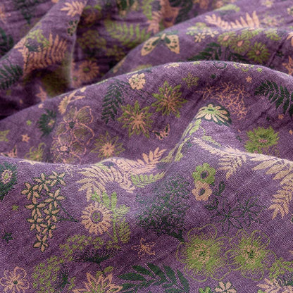 Boho Flower Purple Cotton Bedding Sets(4PCS) Bedding Set Ownkoti 9