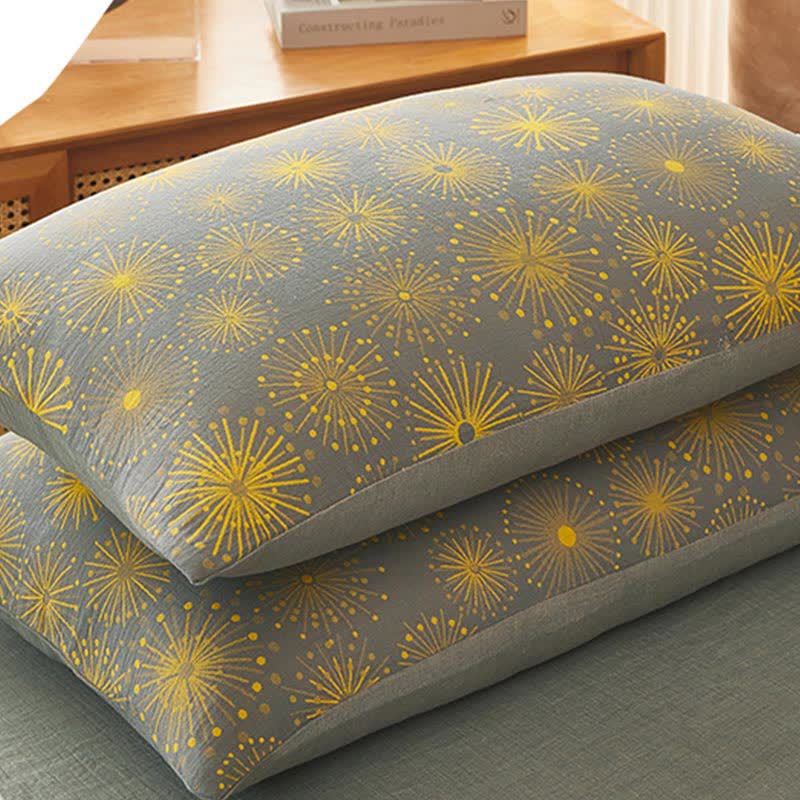 Bright Fireworks Pattern Soft Bedding Sets (4PCS) Bedding Set Ownkoti 3