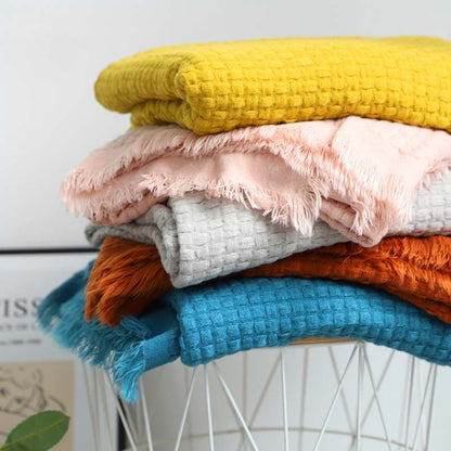 Home Decor Solid Color Comfy Blanket