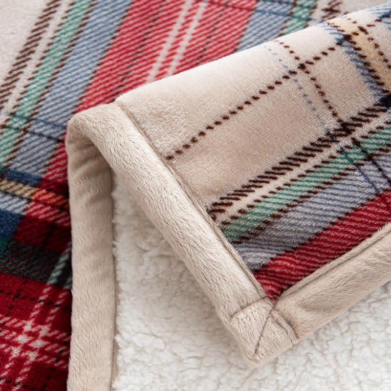 Thick discount plaid blanket