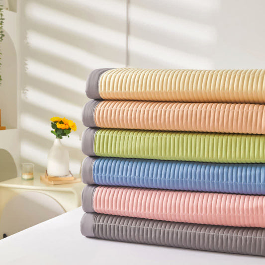 Solid Color Soft Reversible Coverlet Blanket Coverlets Ownkoti main