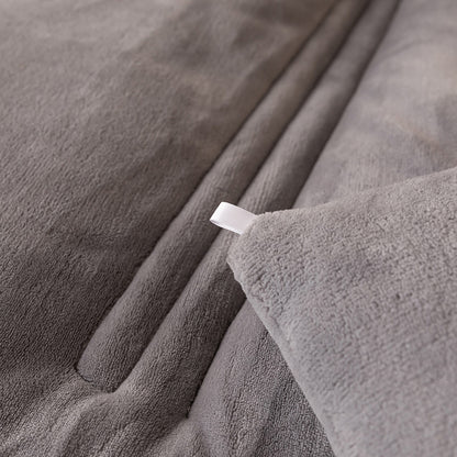Simple Winter Reversible Velvet Blanket