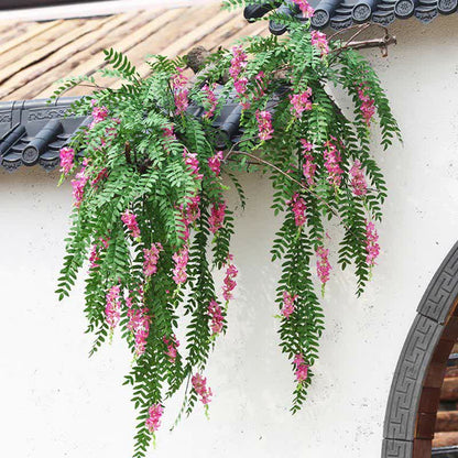 Artificial Flower Bean Sophora Hanging Vine Decor Ownkoti main