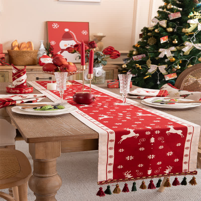 Luxurious Christmas Home Decor Table Runner