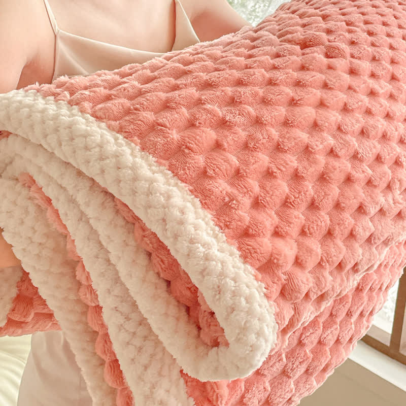 Simple Fluffy Fleece Duvet Cover Blanket