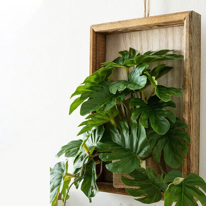 Artificial Hanging Plant Turtle Leaf Wall Decor