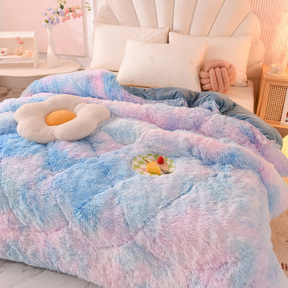 Luxurious Tie-dye Thick Fluffy Blanket