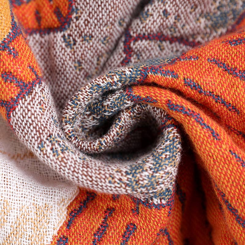 Colorful Persimmon Cotton Gauze Reversible Quilt Quilts Ownkoti 7