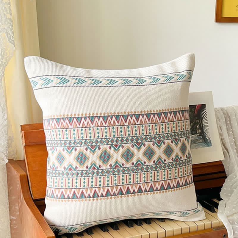 Ownkoti Morocco Pattern Cotton Linen Pillowcase